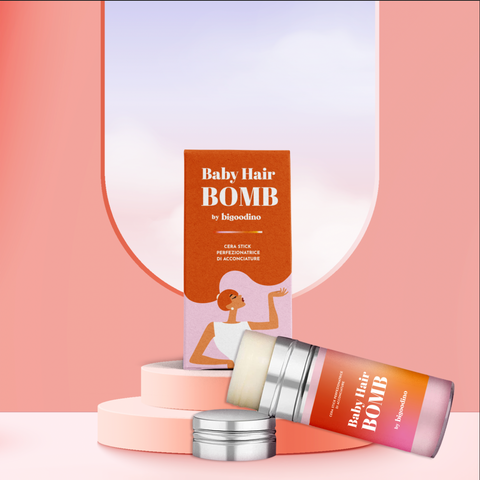 Bigoodino® - Baby Hair Bomb - Cera Stick per Acconciatura